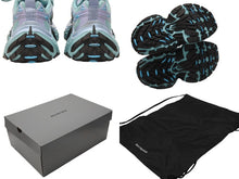 画像をギャラリービューアに読み込む, 新品同様 BALENCIAGA バレンシアガ 6XL メッシュ ローカットスニーカー 靴 815859 ブルー サイズ41 中古 4b005812