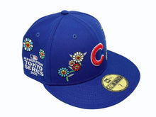 画像をギャラリービューアに読み込む, 新品未使用 NEW ERA × MLBワールドツアー × 村上隆 ニューエラ 59fifty 東京シリーズ シカゴカブス ブルー サイズ7 中古 4b005813