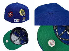 画像をギャラリービューアに読み込む, 新品未使用 NEW ERA × MLBワールドツアー × 村上隆 ニューエラ 59fifty 東京シリーズ シカゴカブス ブルー サイズ7 中古 4b005813