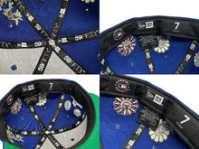 画像をギャラリービューアに読み込む, 新品未使用 NEW ERA × MLBワールドツアー × 村上隆 ニューエラ 59fifty 東京シリーズ シカゴカブス ブルー サイズ7 中古 4b005813