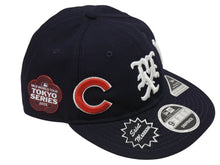 画像をギャラリービューアに読み込む, 新品未使用 SAINT MICHAEL × NEW ERA × MLB セントマイケル ニューエラ 59fifty スナップバック 東京シリーズ限定キャップ カブス ドジャース ネイビー 中古 4b005815