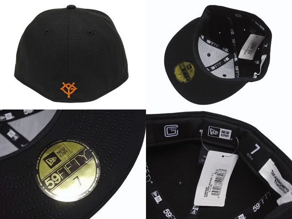 新品未使用 TAKAHIRO MIYASHITA THE SOLOIST × NEW ERA × 読売ジャイアンツ タカヒロミヤシタザソロイスト ニューエラ 59FIFTY キャップ ブラック サイズ7 中古 4b005816