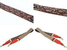 画像をギャラリービューアに読み込む, 極美品 Christian Dior クリスチャンディオール ショルダーストラップ トロッター スタッズ レザー キャンバス ボルドー 中古 4b005817