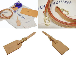 新品未使用 LOUIS VUITTON ルイヴィトン プーチ バッグ ハンドバッグ M12617 犬 モノグラム 2WAY 犬 PVC レザー 中古 4b005820