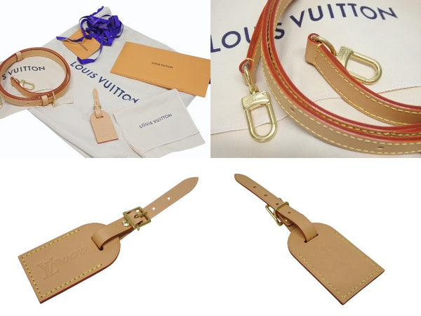 新品未使用 LOUIS VUITTON ルイヴィトン プーチ バッグ ハンドバッグ M12617 犬 モノグラム 2WAY 犬 PVC レザー 中古 4b005820