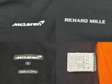 Load image into Gallery viewer, McLaren RICHARD MILLE マクラーレン リシャールミル コラボ ジャージ ポリエステル グレー オレンジ サイズXL 美品 中古 4b005825