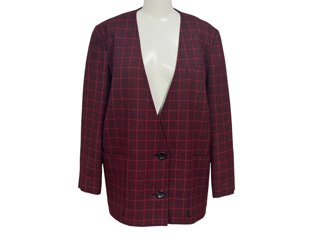Very good condition Christian Dior PRET-A-PORTER ready-to-wear collarless tailored jacket 3090KB94 size S used 4b005832