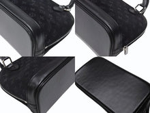 Load image into Gallery viewer, 極美品 LOUIS VUITTON ルイヴィトン モノグラムサテン リトル アルマ ミニハンドバッグ M92146 ブラック シルバー金具 中古 4b005834