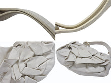 画像をギャラリービューアに読み込む, YVES SAINT LAURENT イヴサンローラン リヴ ゴーシュ レザー ワンショルダーバッグ アイボリー 112937 ゴールド金具 良品 中古 4b005838