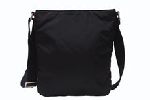 画像をギャラリービューアに読み込む, 極美品 YVES SAINT LAURENT イヴサンローラン ナイロン ショルダーバッグ ブラック ブラック ネイビー 273674.213317 シルバー金具 中古 4b005839