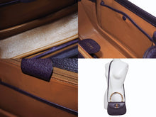 画像をギャラリービューアに読み込む, 極美品 GUCCI グッチ ハンドバッグ ショルダーバッグ 2way 000460188 レザー バンブー パープル ゴールド金具 中古 4b005844