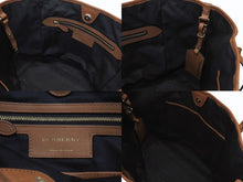 画像をギャラリービューアに読み込む, Burberry バーバリー Nova Check Tote Bag ノヴァチェック トートバッグ ハンドバッグ 1990-2000s ベージュ ブラウン 美品 中古 4b005849
