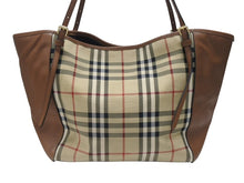 画像をギャラリービューアに読み込む, Burberry バーバリー Nova Check Tote Bag ノヴァチェック トートバッグ ハンドバッグ 1990-2000s ベージュ ブラウン 美品 中古 4b005849