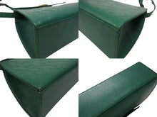 Load image into Gallery viewer, YvesSaintLaurent イヴ サンローラン LogoShoulderBag ロゴ ショルダーバッグ FF14623 WS14623 グリーン ゴールド金具 美品 中古 4b005858