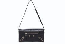 画像をギャラリービューアに読み込む, 極美品 BALENCIAGA バレンシアガ ジャイアントコンチネンタル 長財布 ハンドバッグ ブラック シルバー金具 中古 4b005859