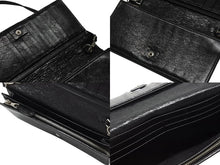 画像をギャラリービューアに読み込む, 極美品 BALENCIAGA バレンシアガ ジャイアントコンチネンタル 長財布 ハンドバッグ ブラック シルバー金具 中古 4b005859