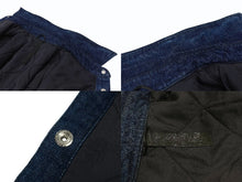 Load image into Gallery viewer, 極美品 CHROME HEARTS クロムハーツ デニムジャケット ブルゾン サイズM クロスボールボタン インディゴブルー シルバー925 中古 4b005861