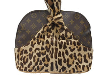 Load image into Gallery viewer, LOUIS VUITTON ルイヴィトン アズディン アライア アルマ ハンドバッグ M99032 モノグラム レオパード ハラコ 100周年限定 良品 中古 4b005862