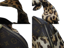 Load image into Gallery viewer, LOUIS VUITTON ルイヴィトン アズディン アライア アルマ ハンドバッグ M99032 モノグラム レオパード ハラコ 100周年限定 良品 中古 4b005862