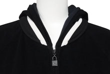 画像をギャラリービューアに読み込む, CHANEL シャネル スポーツライン ジップアップフーディー パーカー P32616W04100 サイズ36 ココマーク パイル メッシュ 美品 中古 4b005863