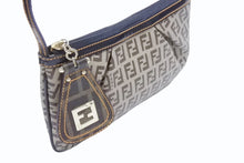 画像をギャラリービューアに読み込む, 極美品 FENDI フェンディ ズッキーノ柄 ワンショルダーバッグ 8BR566 ハンドバッグ ベージュ ブラウン キャンバス レザー ゴールド金具 中古 4b005868