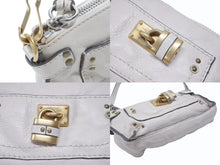 画像をギャラリービューアに読み込む, Chloe クロエ ミニ パディントン ポーチ ショルダーバッグ フランス製 レザー ベージュ ゴールド金具 美品 中古 4b005869