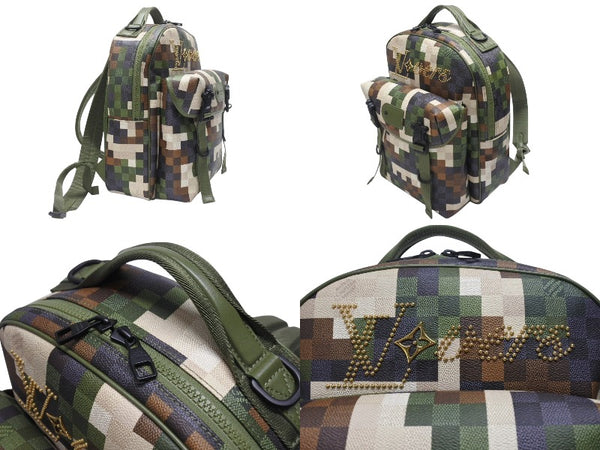 新品未使用 LOUIS VUITTON ルイヴィトン モーション バックパック リュック M24445 ダモフラージュ キャンバス NIGO 中古 4b005874