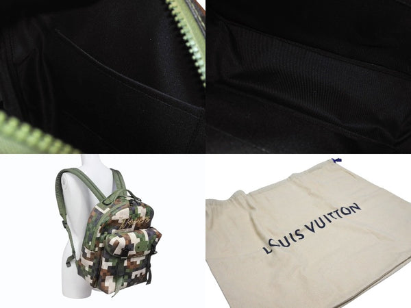 新品未使用 LOUIS VUITTON ルイヴィトン モーション バックパック リュック M24445 ダモフラージュ キャンバス NIGO 中古 4b005874