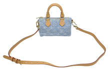 Load image into Gallery viewer, 新品同様 LOUIS VUITTON ルイヴィトン 2WAY ハンドハッグ Monogram Denim Nano Speedy モノグラム デニム ナノ スピーディ M11212 中古 4b005875