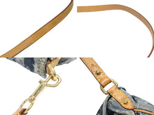 画像をギャラリービューアに読み込む, LOUIS VUITTON ルイヴィトン ミニプリーティ レイエ ショルダーバッグ M95333 モノグラムデニム ブルー 美品 中古 4b005876