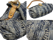 画像をギャラリービューアに読み込む, LOUIS VUITTON ルイヴィトン ミニプリーティ レイエ ショルダーバッグ M95333 モノグラムデニム ブルー 美品 中古 4b005876