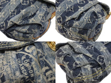 画像をギャラリービューアに読み込む, LOUIS VUITTON ルイヴィトン ミニプリーティ レイエ ショルダーバッグ M95333 モノグラムデニム ブルー 美品 中古 4b005876