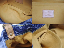 画像をギャラリービューアに読み込む, LOUIS VUITTON ルイヴィトン ミニプリーティ レイエ ショルダーバッグ M95333 モノグラムデニム ブルー 美品 中古 4b005876