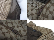 画像をギャラリービューアに読み込む, 極美品 BALENCIAGA × GUCCI バレンシアガ グッチ 22AW ハッカー プロジェクト BB柄 パファー ダウンジャケット YZERR私物 ベージュ サイズ46 681885 中古 4b005880