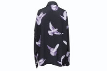 Load image into Gallery viewer, 極美品 AMIRI アミリ オーバーサイズ プリント 長袖シャツ YZERR私物 コットン スパンデックス ブラック サイズM 中古 4b005881