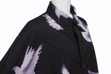 Load image into Gallery viewer, 極美品 AMIRI アミリ オーバーサイズ プリント 長袖シャツ YZERR私物 コットン スパンデックス ブラック サイズM 中古 4b005881