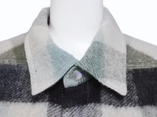 画像をギャラリービューアに読み込む, 極美品 Rick Owens リックオウエンス シャツジャケット 22AW YZERR私物 RU02B2729-WFP チェック アルパカ 毛 サイズ48 中古 4b005882