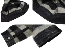 画像をギャラリービューアに読み込む, 極美品 Rick Owens リックオウエンス シャツジャケット 22AW YZERR私物 RU02B2729-WFP チェック アルパカ 毛 サイズ48 中古 4b005882