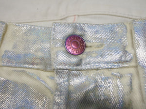 極美品 Acne studios bla konst アクネ ストゥディオス ブラコンスト 1996 Holographic Foil Classic Fit Jeans デニム YZERR私物 サイズ31 中古 4b005885