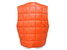 画像をギャラリービューアに読み込む, 極美品 BOTTEGA VENETA ボッテガヴェネタ レザーキルティングベスト 712269 ジープスキン ポリエステル レッド YZERR私物 サイズM 4b005886 中古