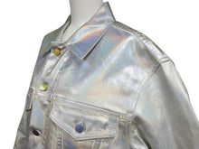 画像をギャラリービューアに読み込む, ACNE STUDIOS アクネストゥディオズ デニムジャケット YZERR私物 コットン シルバー サイズ50 美品 中古 4b005887