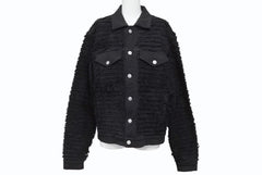 極美品 1017 ALYX 9SM blackmeans アリクス ブラックミーンズ デニムジャケット YZERR私物 コットン ポリウレタン ブラック サイズ48 中古 4b005889