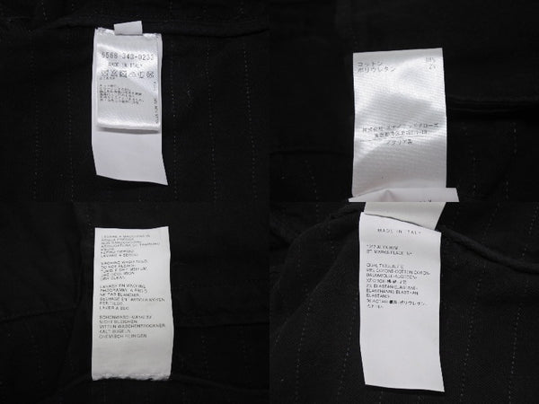 極美品 1017 ALYX 9SM blackmeans アリクス ブラックミーンズ デニムジャケット YZERR私物 コットン ポリウレタン ブラック サイズ48 中古 4b005889