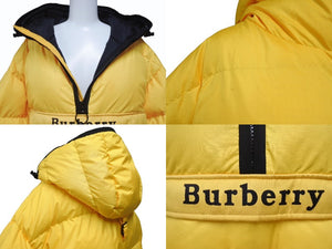 BURBERRY バーバリー パファージャケット ダウンジャケット YZERR私物 8003209 サイズ48 イエロー ポリエステル 美品 中古 4b005894