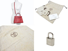 Load image into Gallery viewer, 新品同様 HERMES エルメス ケリー25 2WAY ショルダーバッグ X刻印 ヴォースイフト ルージュグレナシルバー金具 中古 4b005898
