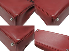 Load image into Gallery viewer, 新品同様 HERMES エルメス ケリー25 2WAY ショルダーバッグ X刻印 ヴォースイフト ルージュグレナシルバー金具 中古 4b005898