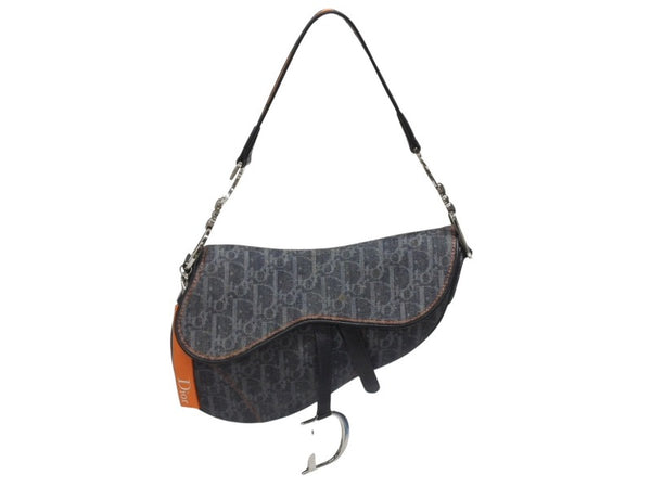 Christian Dior クリスチャンディオール フライトライン サドルバッグ ワンショルダーバッグ トロッター ガリアーノ期 美品 中古 4b005902