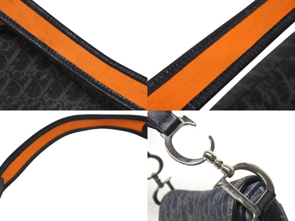 Christian Dior クリスチャンディオール フライトライン サドルバッグ ワンショルダーバッグ トロッター ガリアーノ期 美品 中古 4b005902