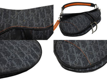 画像をギャラリービューアに読み込む, Christian Dior クリスチャンディオール フライトライン サドルバッグ ワンショルダーバッグ トロッター ガリアーノ期 美品 中古 4b005902