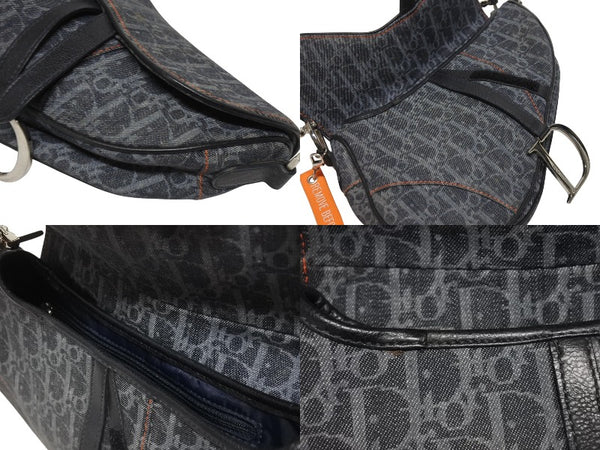 Christian Dior クリスチャンディオール フライトライン サドルバッグ ワンショルダーバッグ トロッター ガリアーノ期 美品 中古 4b005902